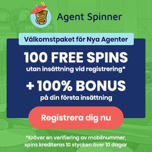 Agent Spinner casino välkomtpaket utan kampanjkod