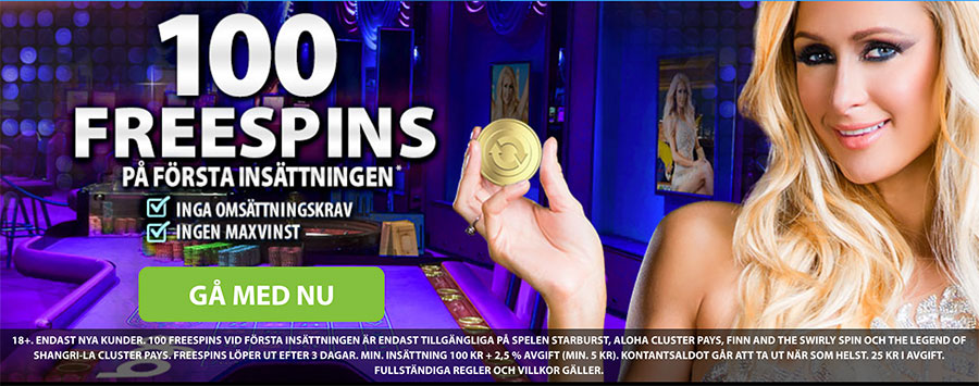 bgo casino 100 free spins utan bonuskod