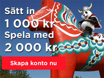 Redbet casino dubbla din pengar på välkomstbonus på 1 000 kr