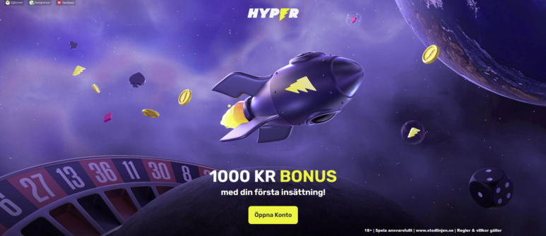 Hyper Casino bonuskod
