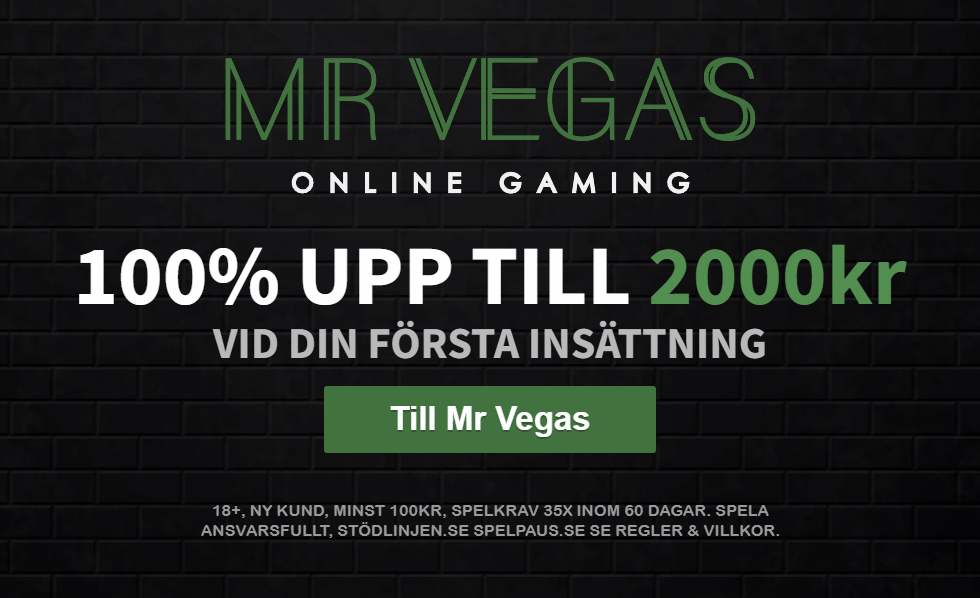 Mr Vegas bonuskod