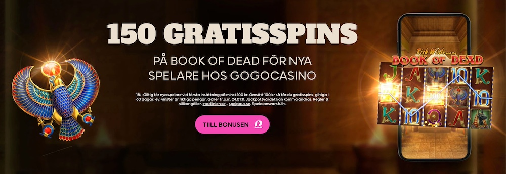 GoGo Casino Bonuskod